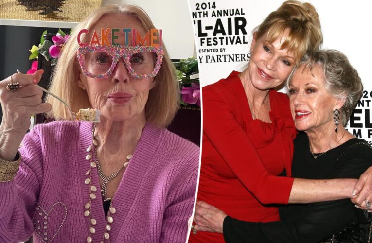 Melanie Griffith posts rare photo of mom Tippi Hedren on 94th birthday