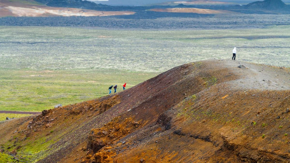 Krafla volcanic area in Iceland