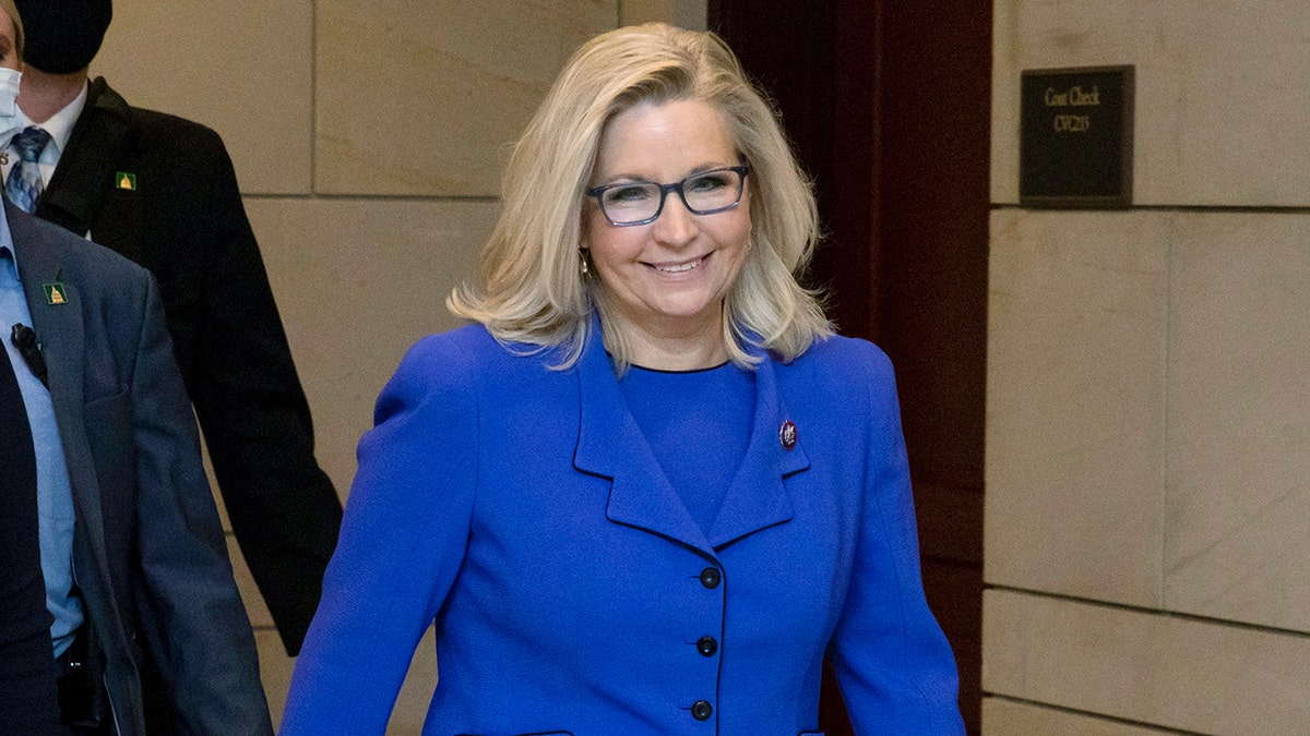 Liz Cheney walking