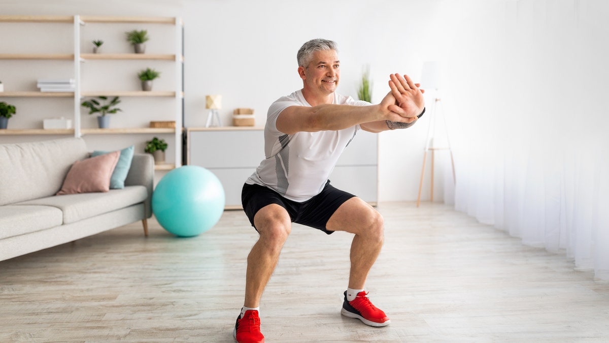 Man exercising