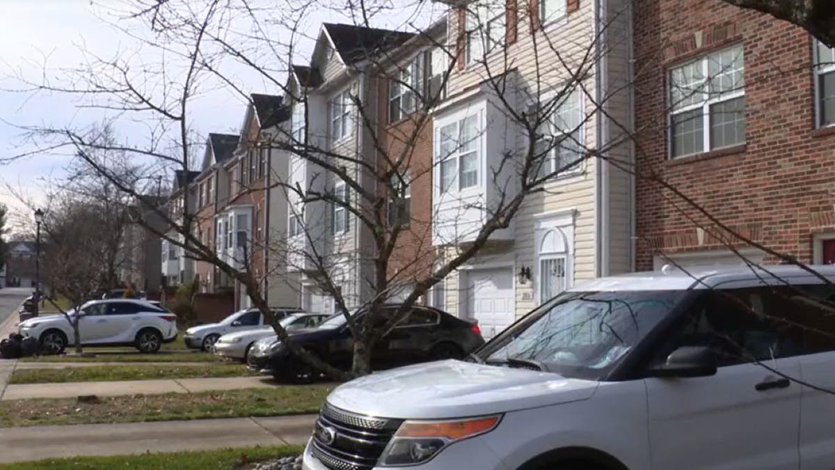 Exterior of apartment buildings