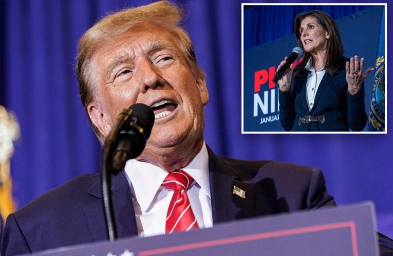 Trump says Nikki Haley ‘probably’ won’t be his running mate
