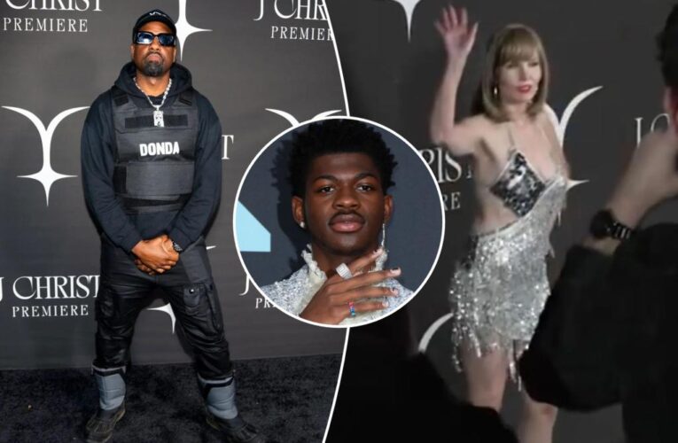 Fans bash ‘offensive’ Taylor Swift, Kanye West, Obama, and Queen Elizabeth impersonators at Lil Nas X ‘J Christ’ premiere: ‘This is weird’