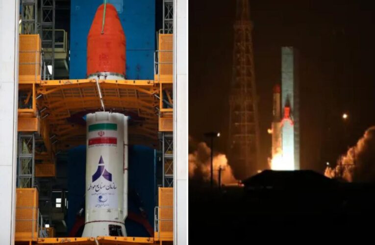 Iran launches 3 satellites into space that are part of a Western-criticized program as tensions rise