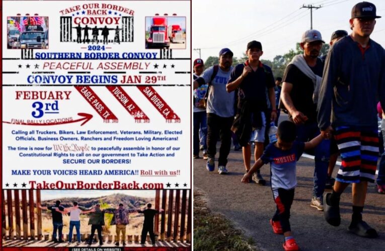 Convoy claiming to be ‘God’s army’ heading to Texas to protest border crisis