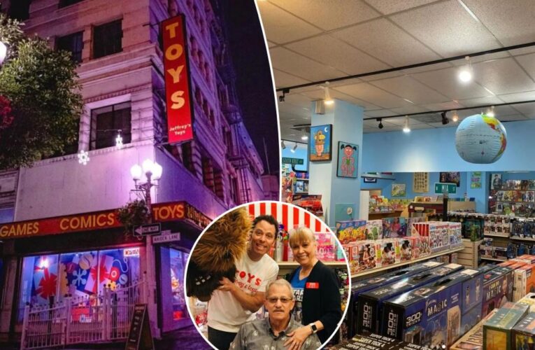 San Francisco toy store, Jeffrey’s Toys, inspiration for ‘Toy Story,’ closing after 86 years over ‘perils and violence’ in city