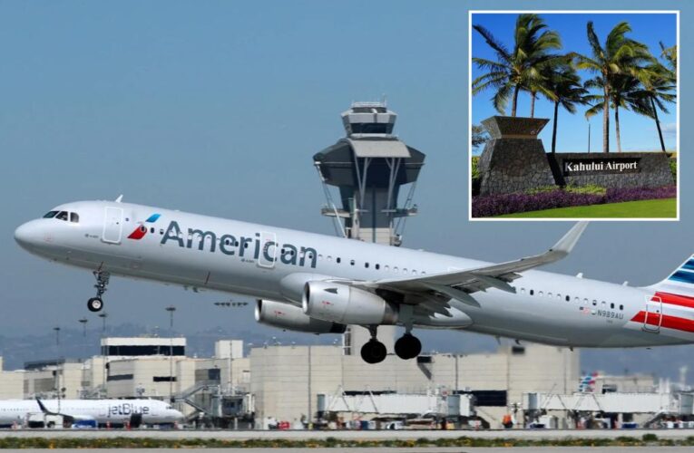 American Airlines flight makes ‘hard landing’ at Kahului Airport in Hawaii after taking off from LAX