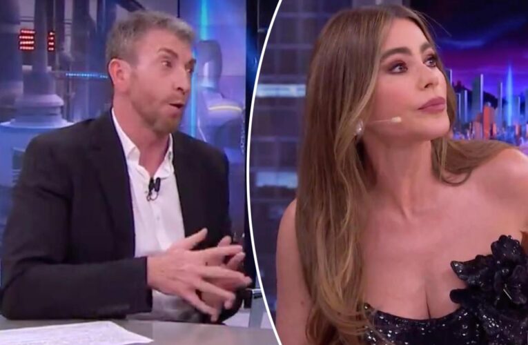 Sofia Vergara snaps at TV host making fun of her accent