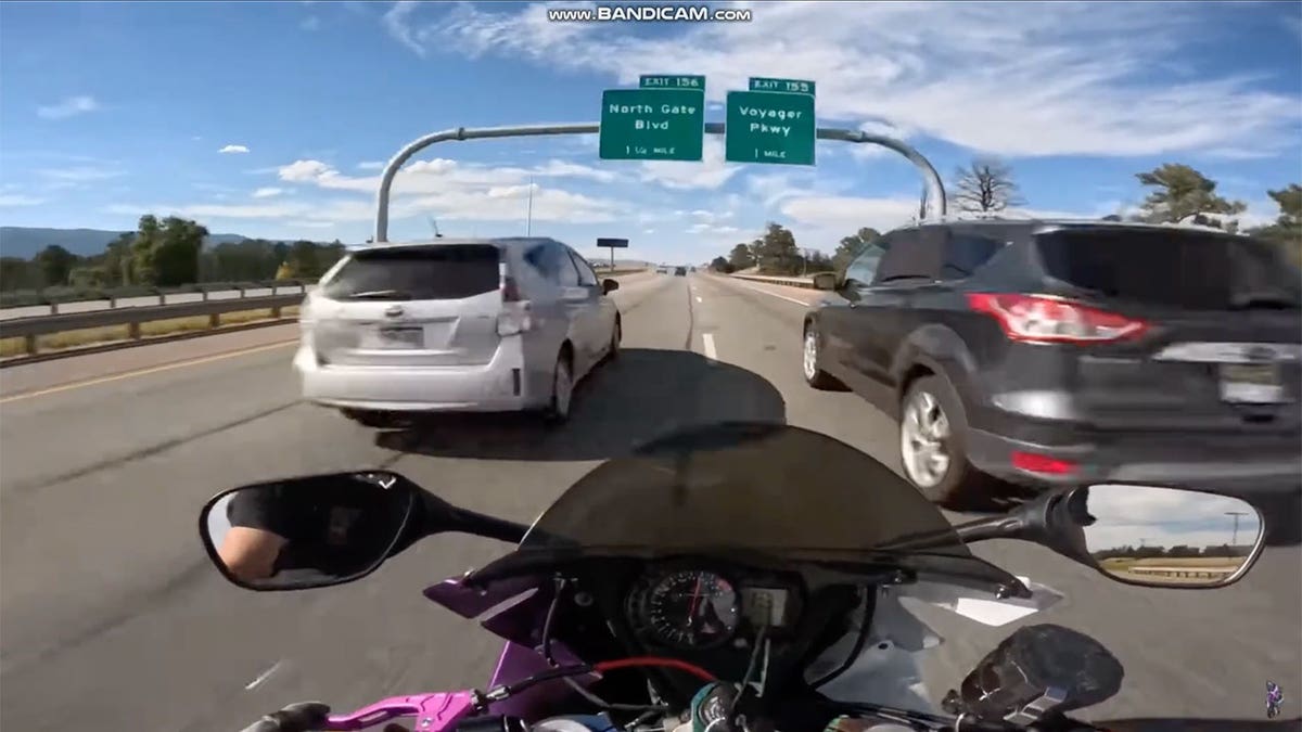 Motorcyclist in Colorado