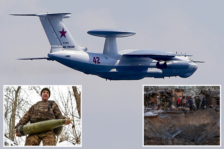 Ukraine says it destroys Russian spy plane and airborne command post