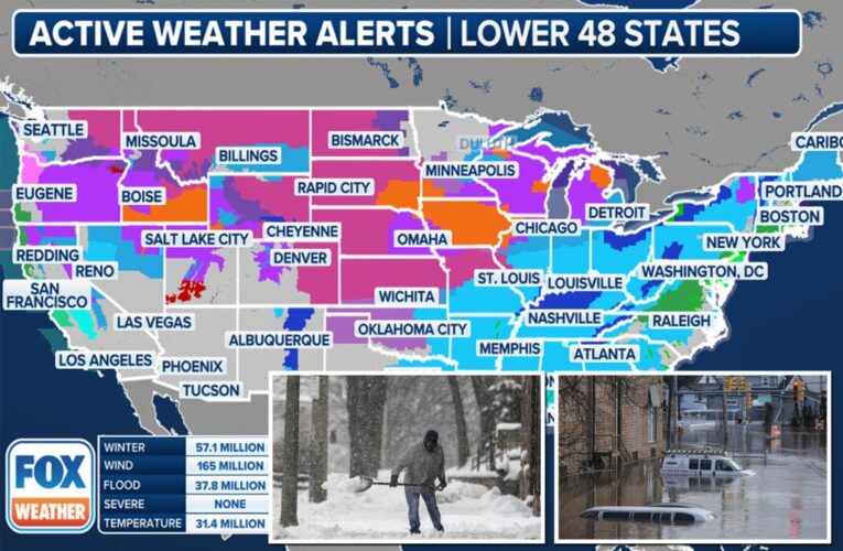 Entire continental US could be hit with extreme weather this weekend — including blizzards, tornadoes and flooding