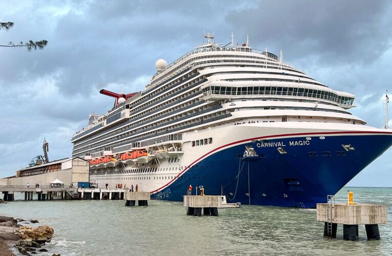 Carnival cruise ship hosting music festival at sea hits Jamaica pier, leaving passengers stuck on land