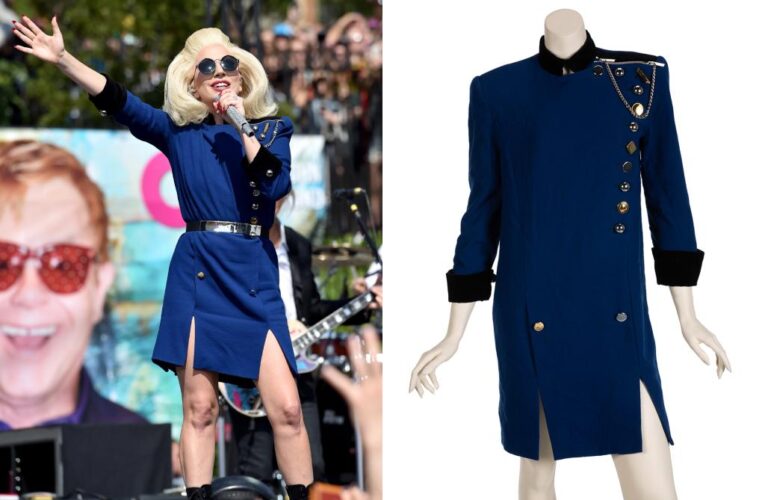Outfits worn by divas Madonna, Lady Gaga and Whitney up for sale