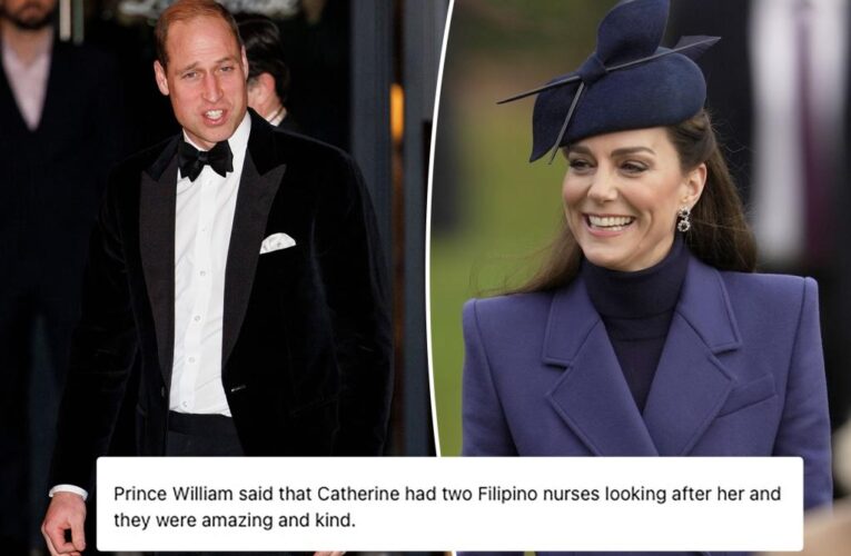 Prince William reveals Kate Middleton recovery surgery details