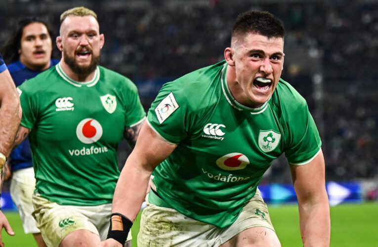 France 17-38 Ireland: Reigning Six Nations champions kick off defence with Marseille win after Paul Willemse sees red