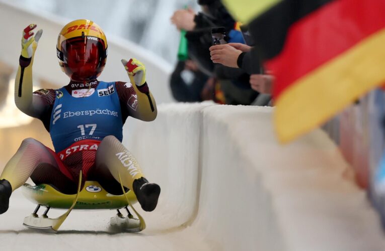 Julia Taubitz comes from behind to win in Altenberg to claim 24th World Cup race
