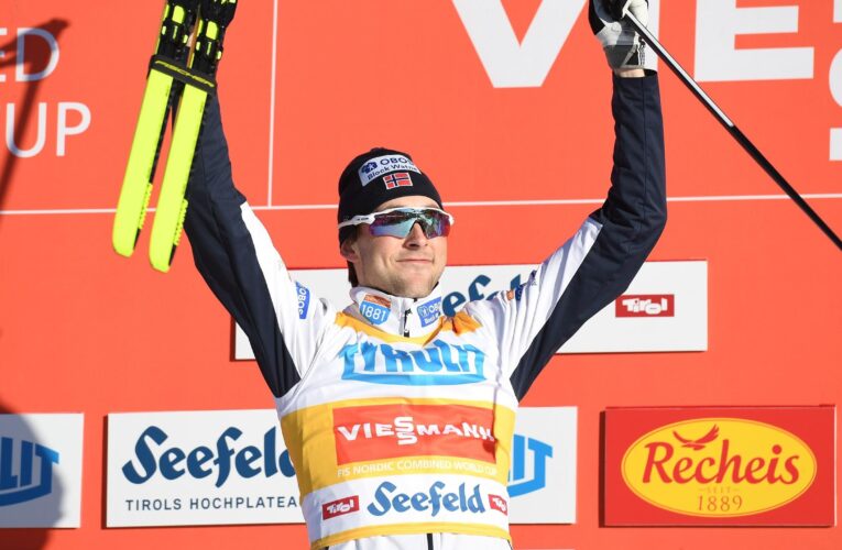 Jarl Magnus Riiber completes Seefeld World Cup triple with three World Cup victories in as many days