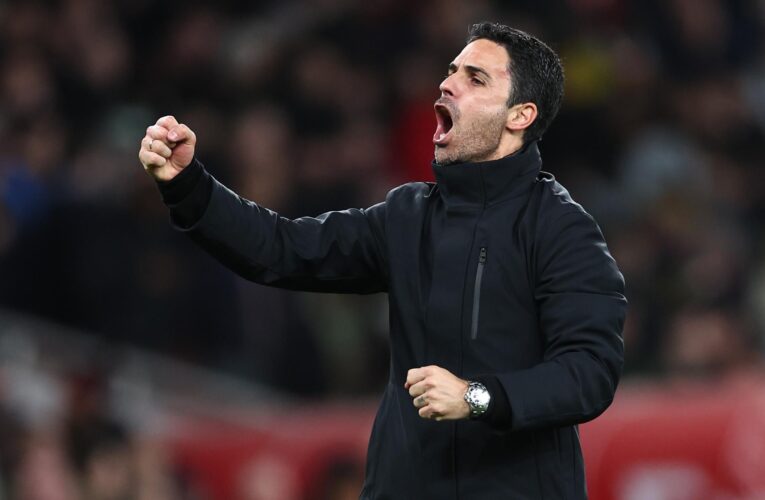 'I love it' – Arteta defends Arsenal’s passionate celebrations after victory against Liverpool