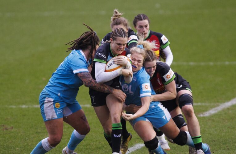 Allianz Premiership Women’s Rugby: Ellie Kildunne scores four as Harlequins rout Sale at the Stoop