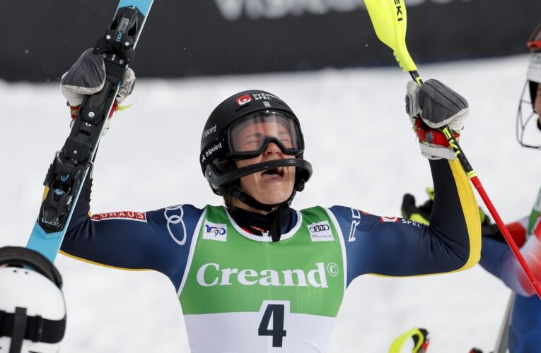 Anna Swenn Larsson earns first solo World Cup win after slalom victory in Soldeu – ‘It’s a dream come true’