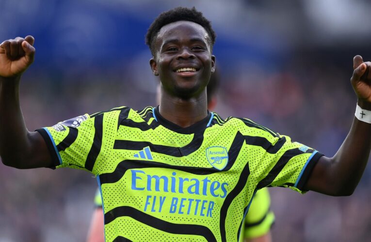 Mikel Arteta hails ‘remarkable’ Bukayo Saka as Arsenal stay in Premier League title hunt by crushing West Ham