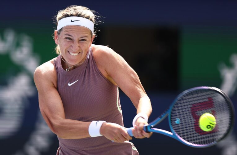 WTA Dubai: Victoria Azarenka sets up second-round clash v Elena Rybakina, Petra Martic and Leylah Fernandez both win