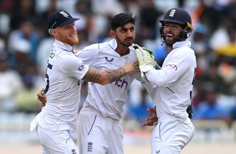 India v England, fourth Test, day two – Bashir has India reeling after England reach 353 in first innings