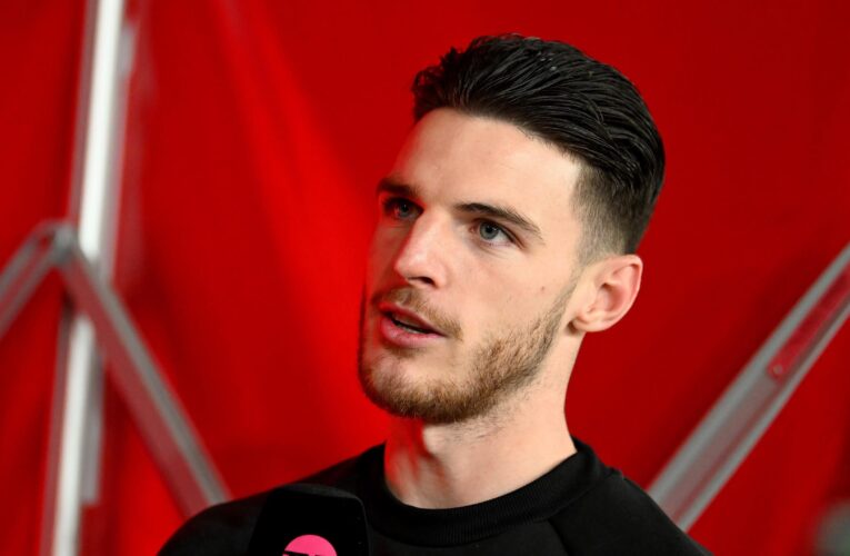 Declan Rice relishing pressure of Premier League title race with Arsenal – ‘I’m going to look back on these moments’