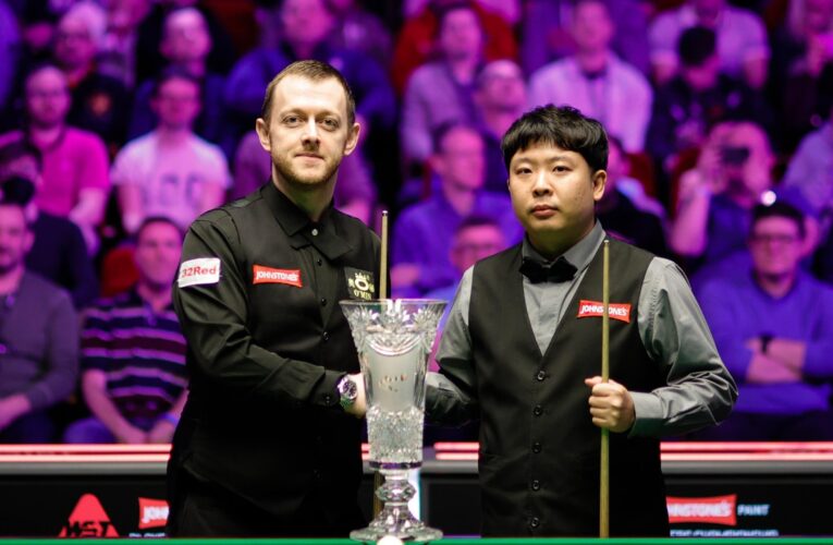 Players Championship 2024: Mark Allen battles past Zhang Anda in gruelling final to lift title