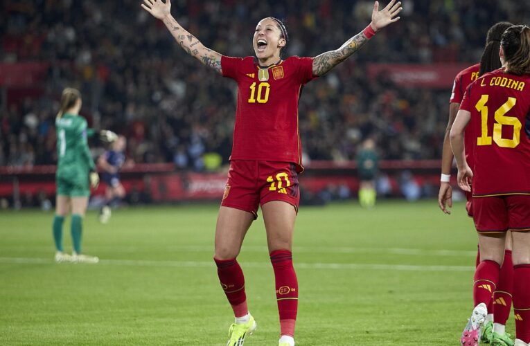 Jenni Hermoso says football ‘continues to give me life’ as Spain bid for UEFA Nations League glory