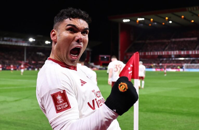 Nottingham Forest 0-1 Manchester United: Casemiro heads in late header as Red Devils secure FA Cup quarter-final spot