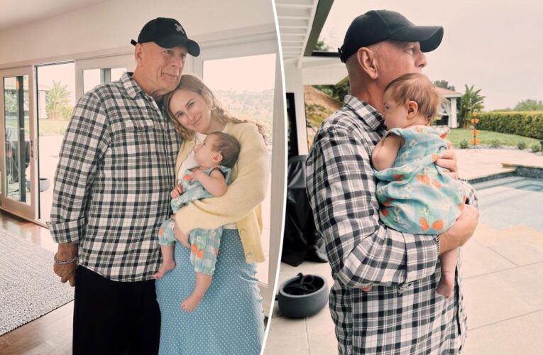 Bruce Willis ‘face lights up’ with granddaughter amid dementia battle
