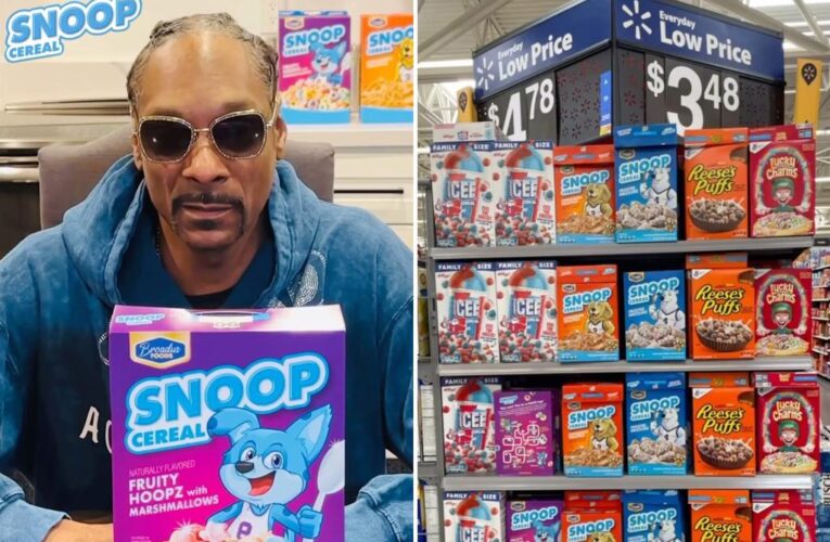 Snoop Dogg sues Walmart for sabotaging cereal brand by hiding it in stock rooms