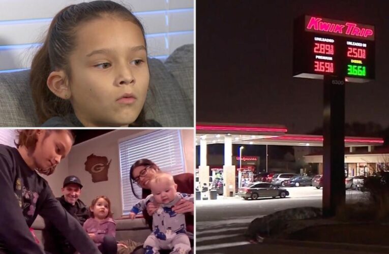 Quick-thinking girl, 8, saves baby sister in non-‘scaredy cat’ fashion after thieves steal car with pair still inside