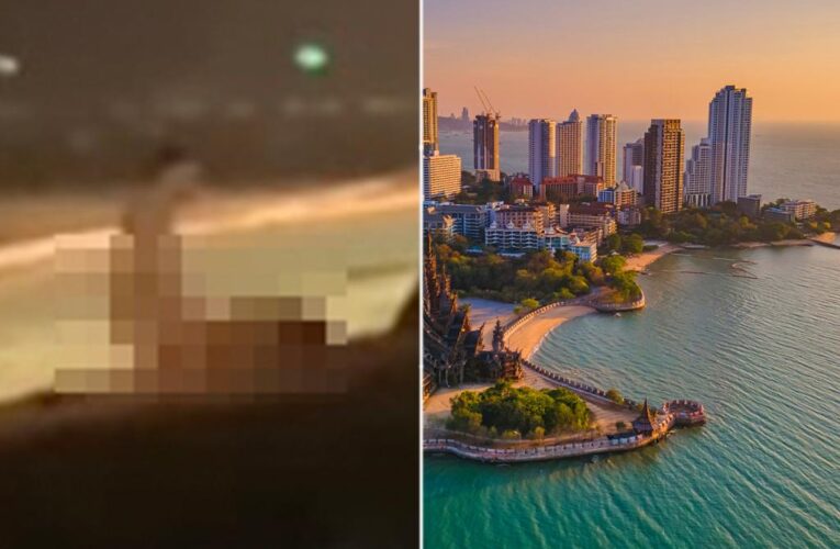 Video of sex-crazed tourists having sex on Pattaya Beach in Thailand
