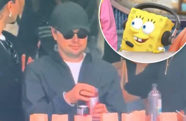 Leonardo DiCaprio dating life roasted by SpongeBob SquarePants