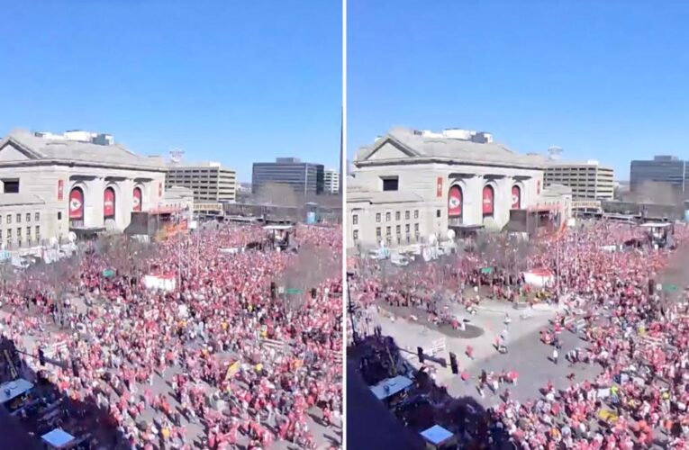 Super Bowl parade crowd flees as shots ring out: video