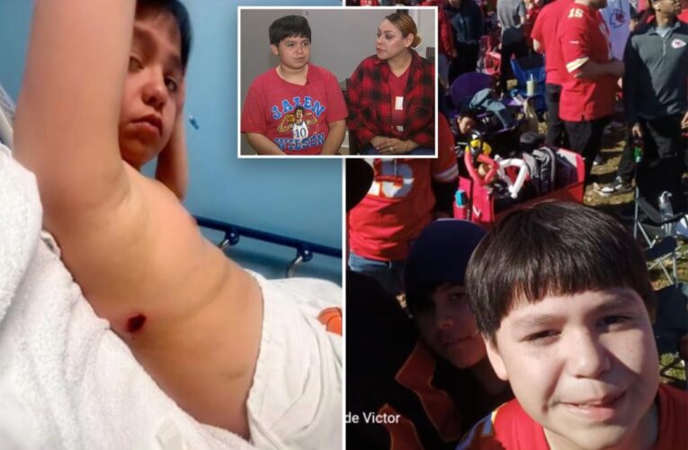  Bullet narrowly misses lung of 10-year-old boy injured in Chiefs parade shooting