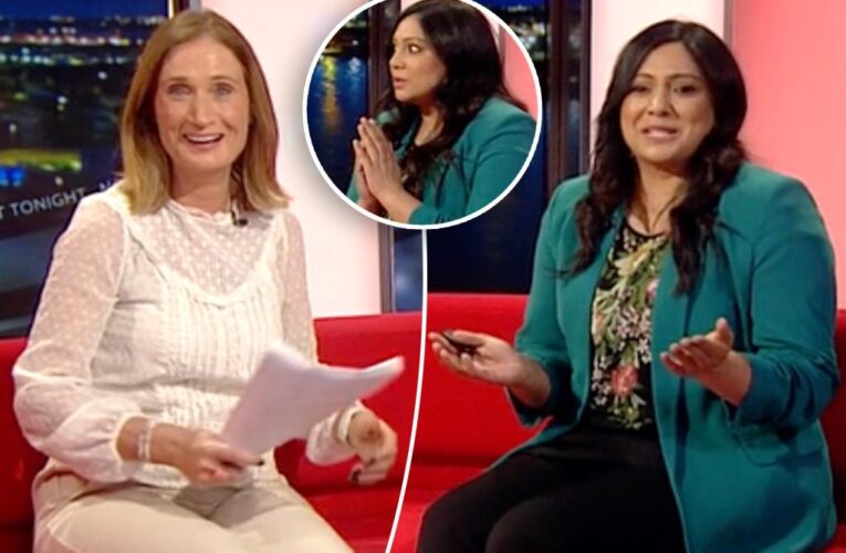 See BBC news anchor make on-air blunder by revealing family secret
