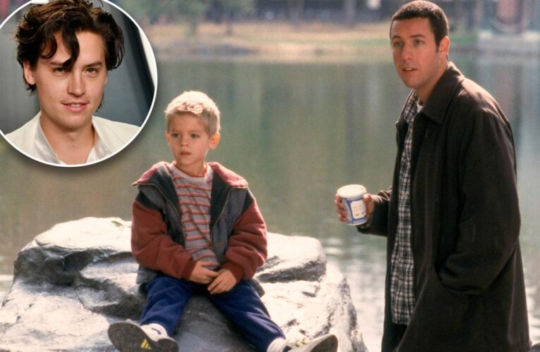 Cole Sprouse reveals how often he talks to his former onscreen dad, Adam Sandler
