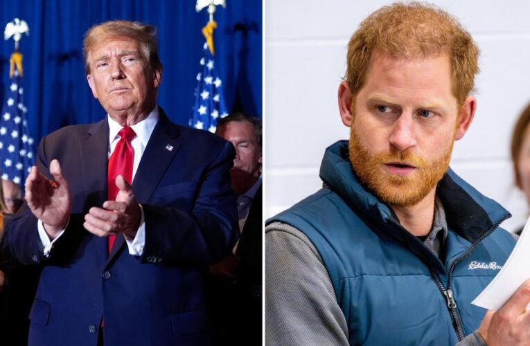 Trump says Prince Harry would be ‘on his own’ if re-elected