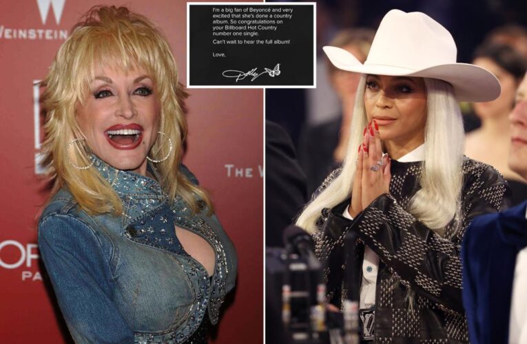 Dolly Parton congratulates Beyoncé on ‘Texas Hold ‘Em’ success