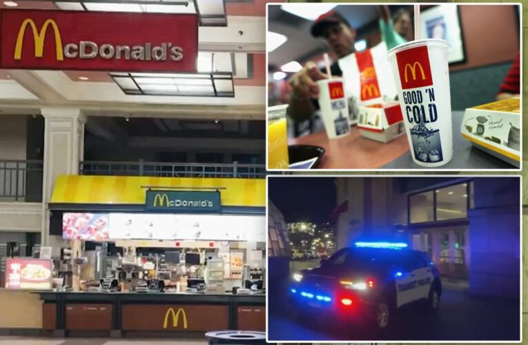 McDonald’s employee allegedly punched for touching drink lid
