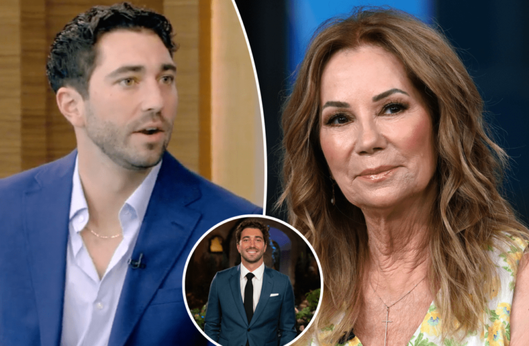 Kathie Lee Gifford reacts to Bachelor Joey Graziadei not knowing who she is