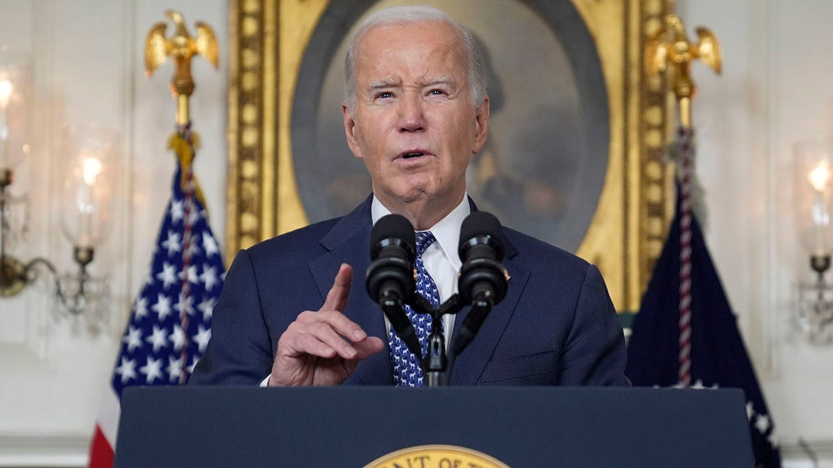 Biden at podium