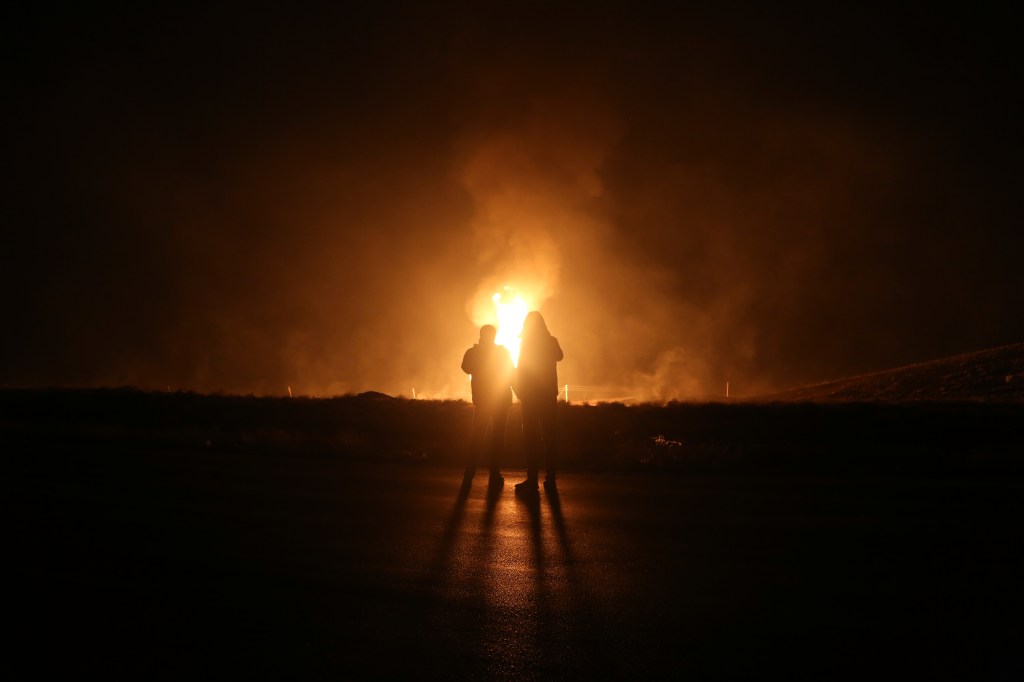 Explosions struck a natural gas pipeline in Iran early Wednesday, with an official blaming the blasts on a "sabotage and terrorist action" in the country as tensions remain high in the Middle East amid Israel's war on Hamas in the Gaza Strip.