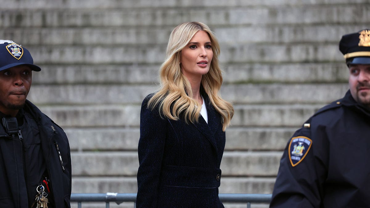 Ivanka Trump leaves courthouse