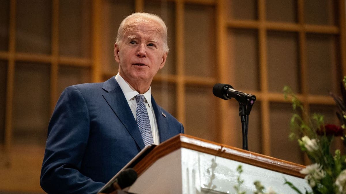 President Joe Biden speaking