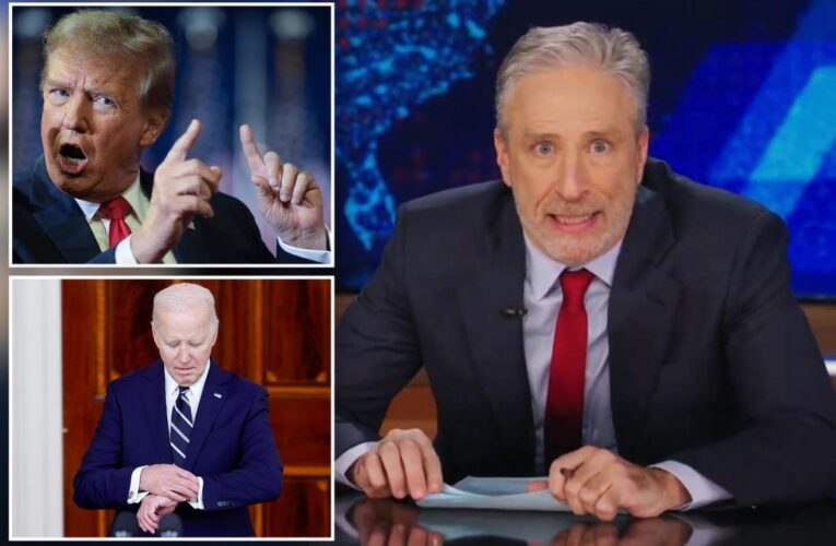 Jon Stewart slams ‘objectively old’ Biden over inability to remember ‘very basic things’ in ‘Daily Show’ return