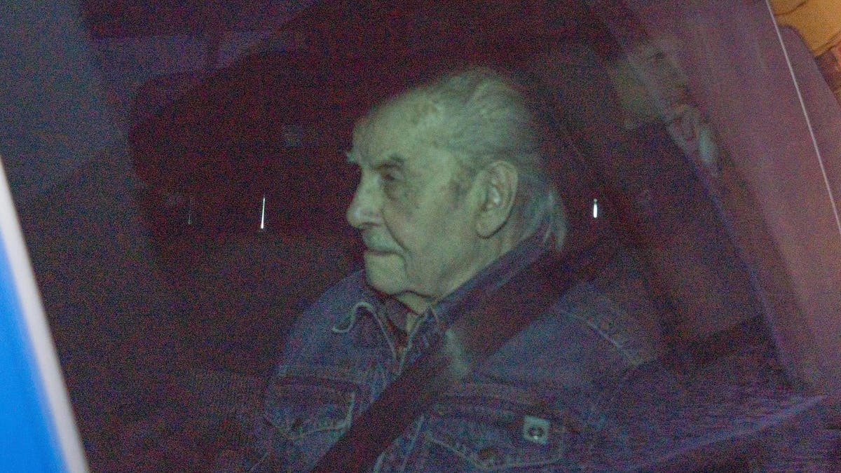 Incest monster Josef Fritzl in a van